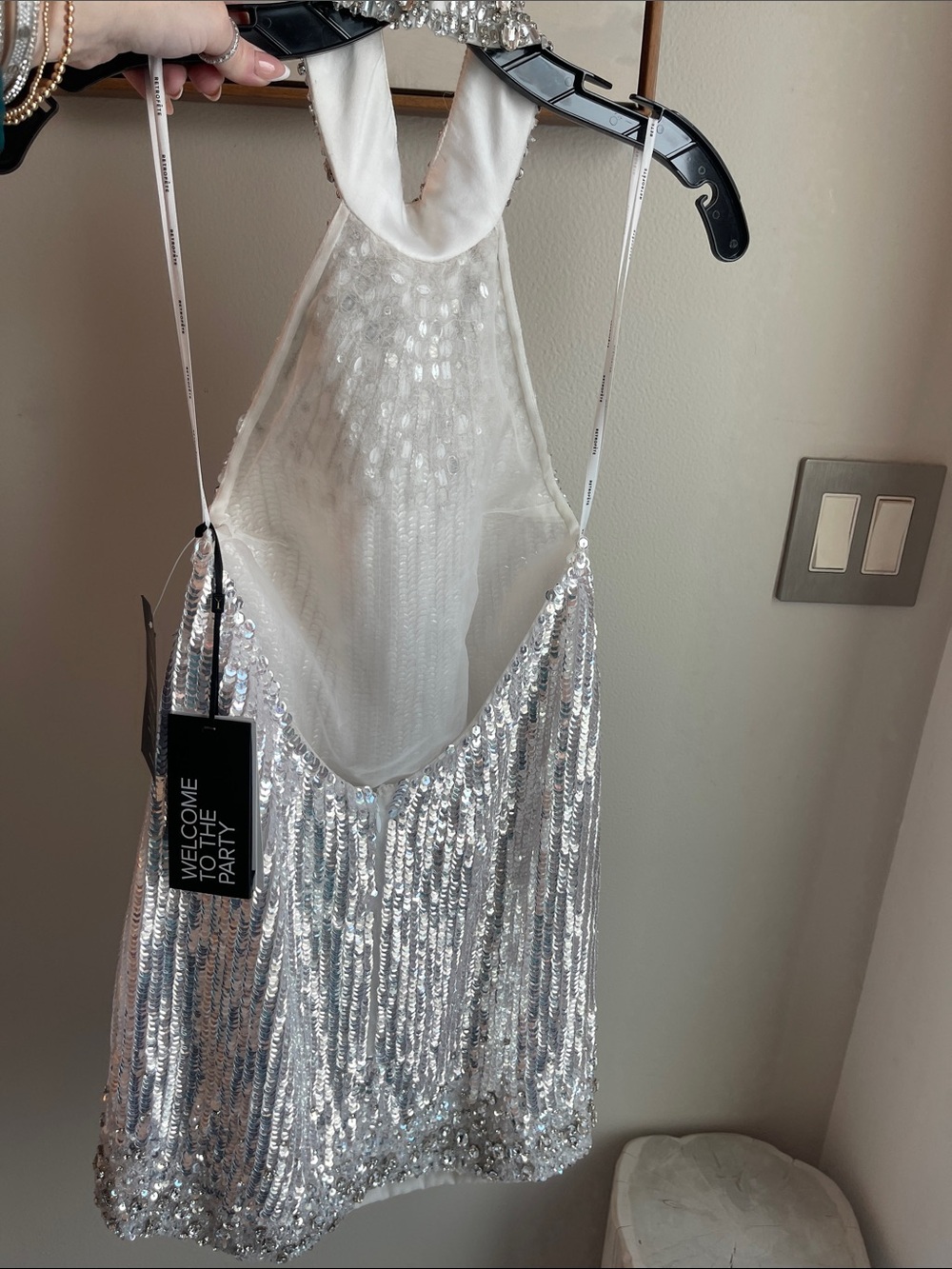 💍NWT Retrofete Deeanna Embellished Mini Dress Small-Read Description/Negotiable💍 - Picture 5 of 10